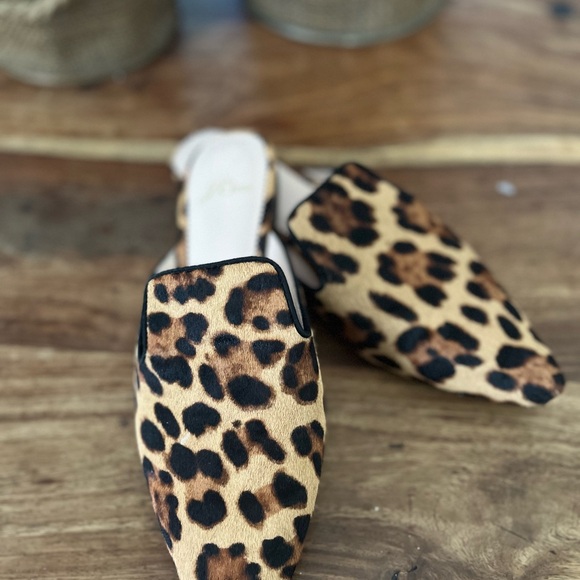 Leopard Print Women's Mules J Crew - Picture 2 of 8